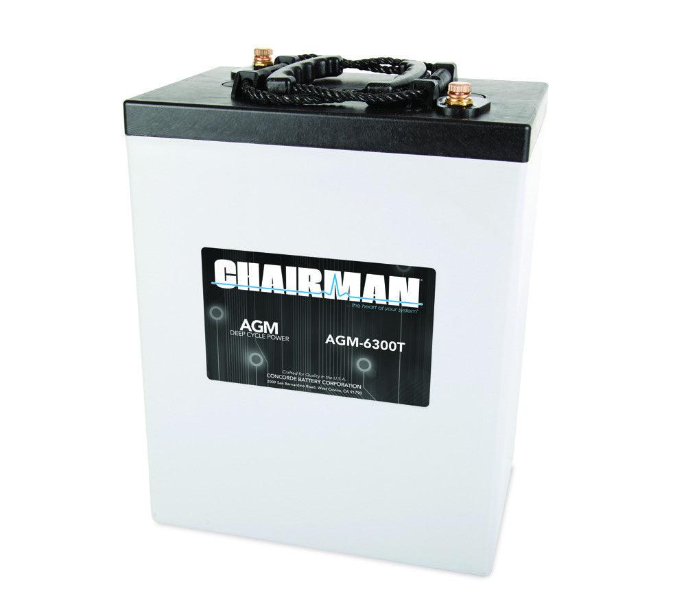 Chairman AGM-6300T - 6v - 300AH Deep Cycle Battery